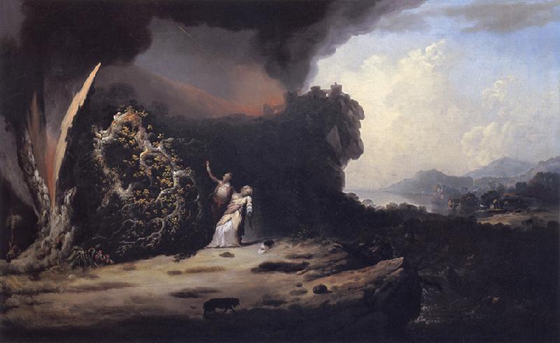 William Williams Thunderstorm with the Death of Amelia oil painting image